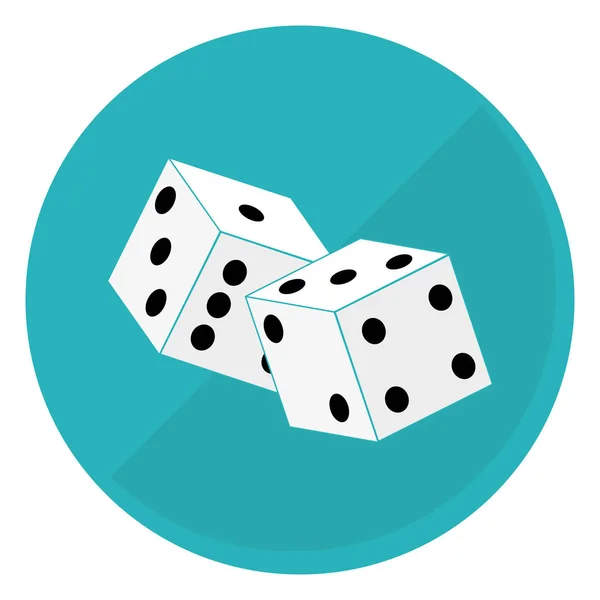 Imagen de iconos relacionados con casino — Vector de stock