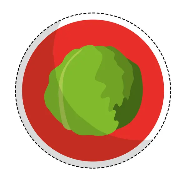 Imagen icono vegetal — Vector de stock