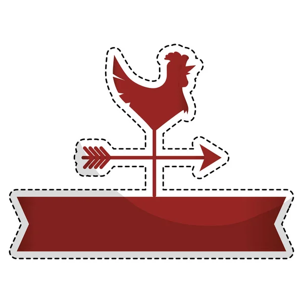 Иконка флюгера или лопасти — стоковый вектор