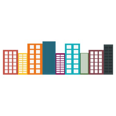 şehir manzarası simge görüntüsü