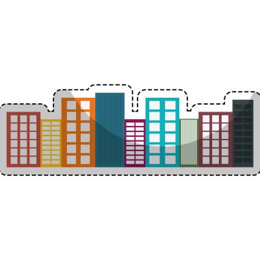 şehir binası simgesi