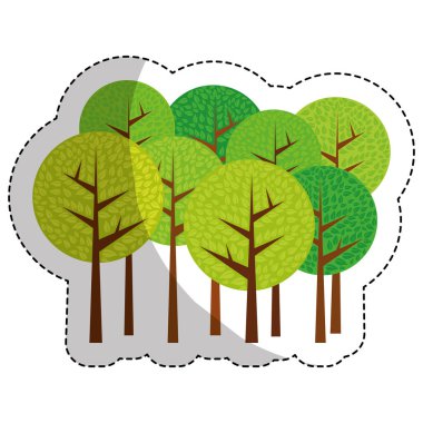 ağaçlar uzun boylu bitki simgesi