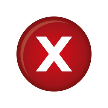 Reddet simge görüntüsünü x