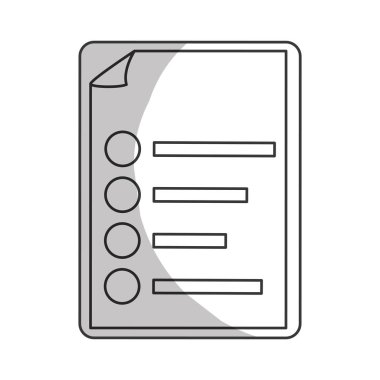 Denetim listesi belge simgesi