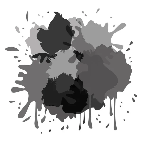 Paint splatter icon image — Stock Vector