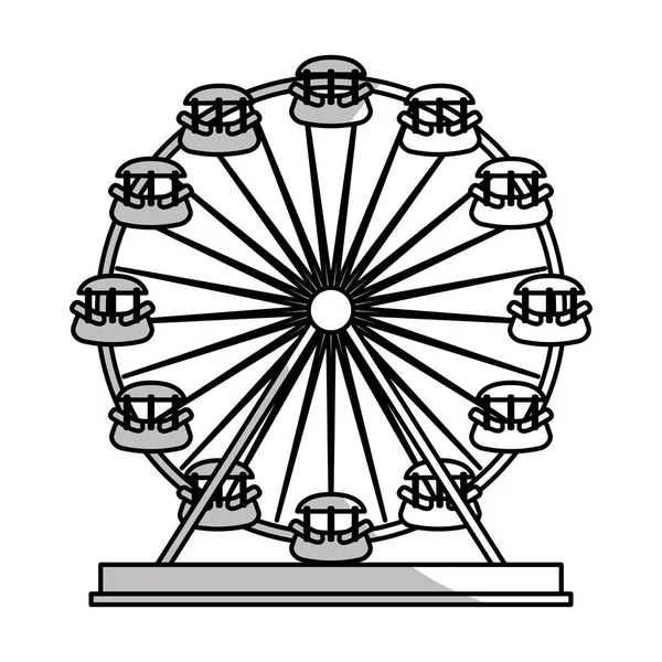 Ikonen för pariserhjul — Stock vektor