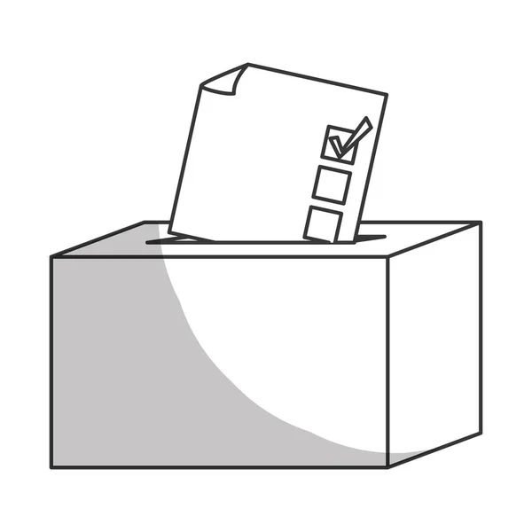Icône de boîte de vote — Image vectorielle