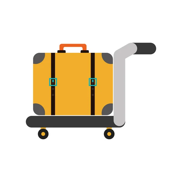 Obrázek ikony cestovní zavazadla — Stockový vektor