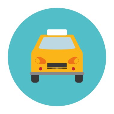 Taksi araba simge görüntüsü
