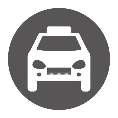 Taksi araba simge görüntüsü