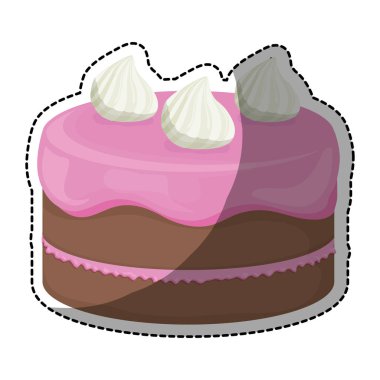süslenmiş Kek pasta simge görüntüsü