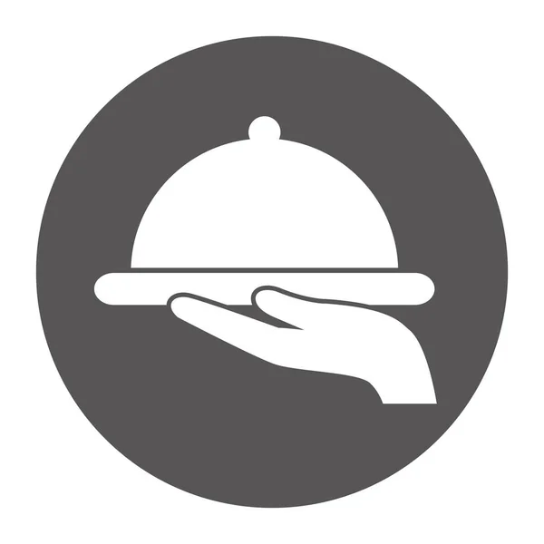 Imagen icono de representación de restaurante — Vector de stock