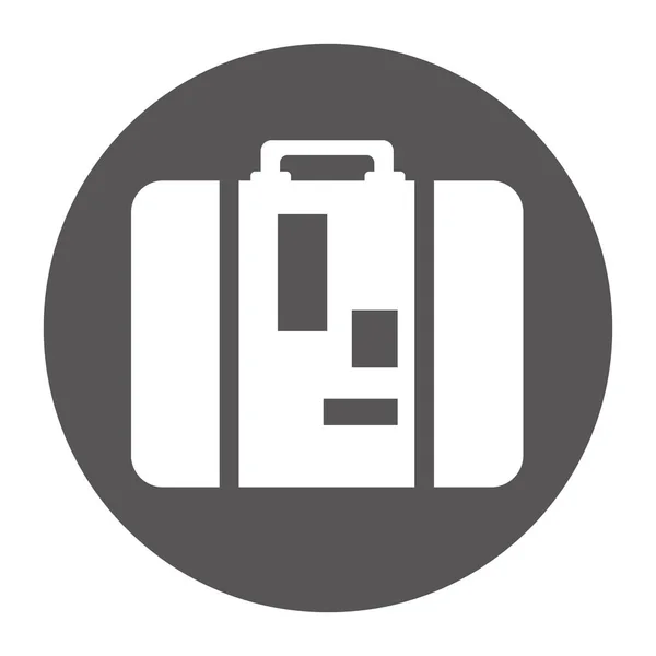Obraz ikony podróży bagażu — Wektor stockowy