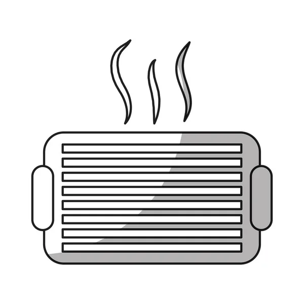 Calefacción representación icono imagen — Vector de stock