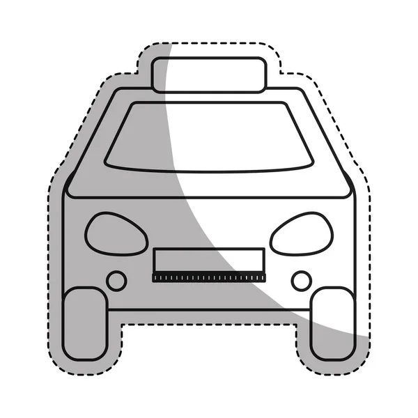 Taxi autó ikon kép — Stock Vector