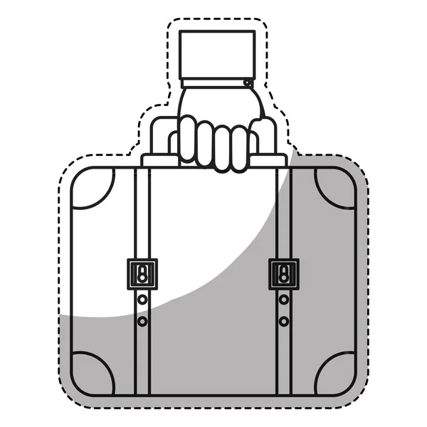 Obrázek ikony cestovní zavazadla — Stockový vektor