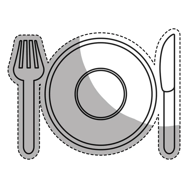 Imagen icono de representación de restaurante — Vector de stock