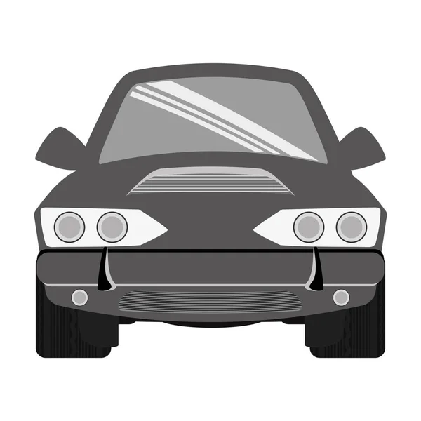 Imagen icono del coche — Vector de stock