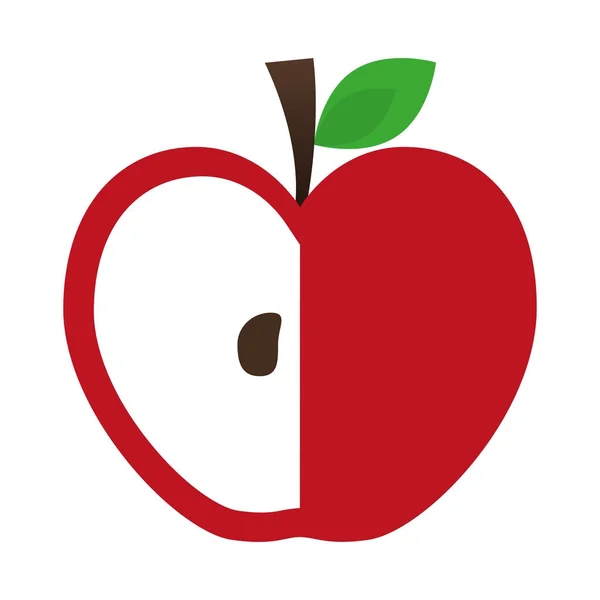 Immagine icona mela — Vettoriale Stock