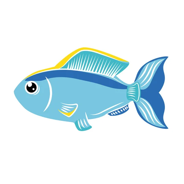 Fish icon image — Stock Vector