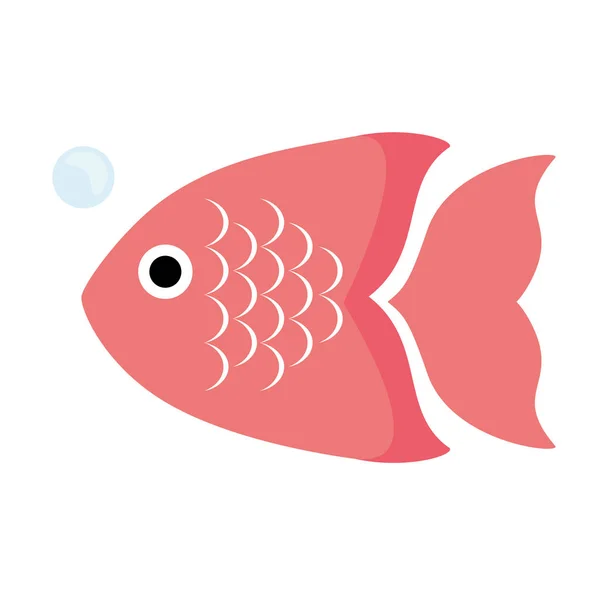 Balık simgesi resmi — Stok Vektör