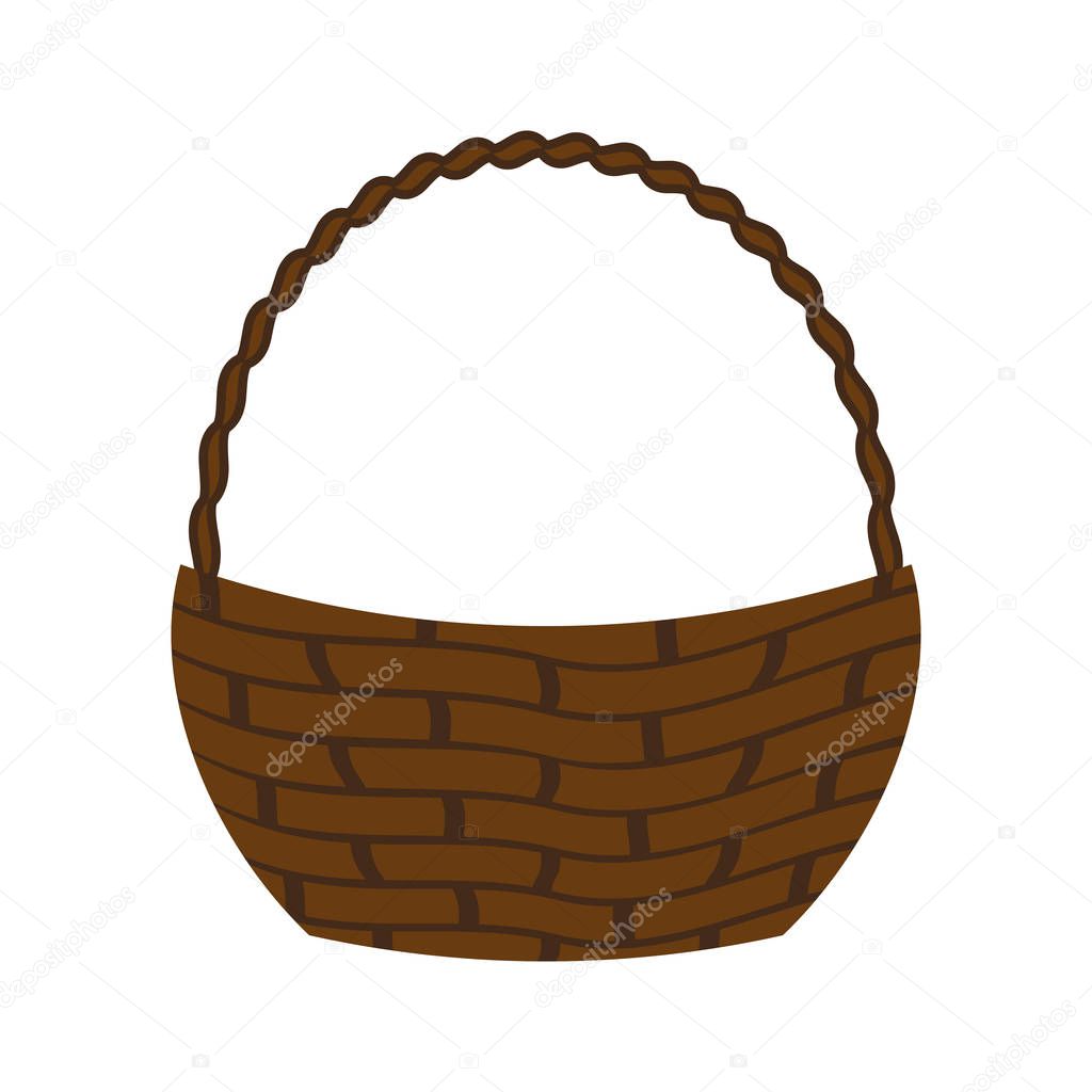 wicker basket icon image