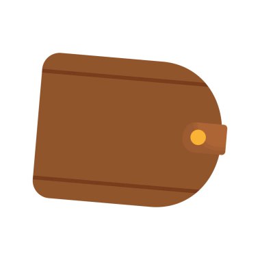 Kahverengi cüzdan para seyahat