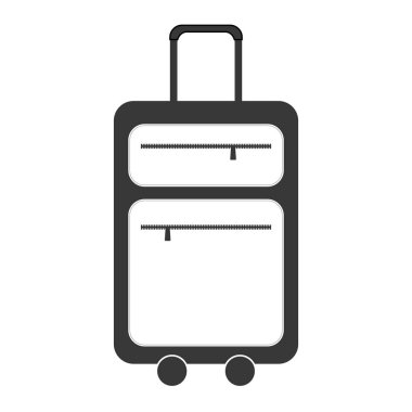 gri bavul seyahat ekipman