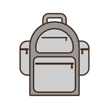 çizgi film sırt çantası seyahat etmek tatil