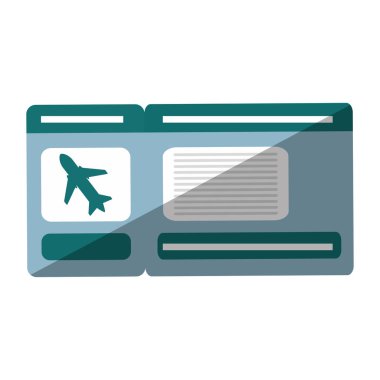 Bilet uçak seyahat gölge