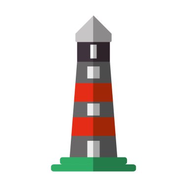 Gölge simgesi bina deniz feneri