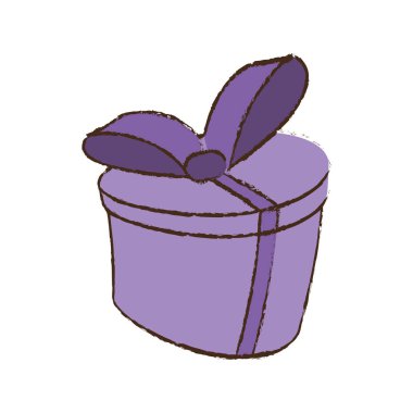 renk hediye kutusu şerit süsleme kutlama kroki