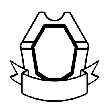 kalkan dekorasyon trendy şerit anahat boş