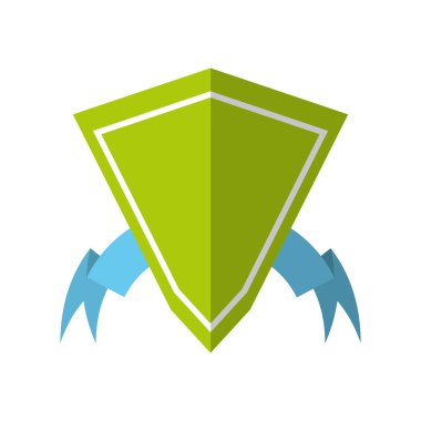 yeşil kalkan şerit şekli elmas gölge