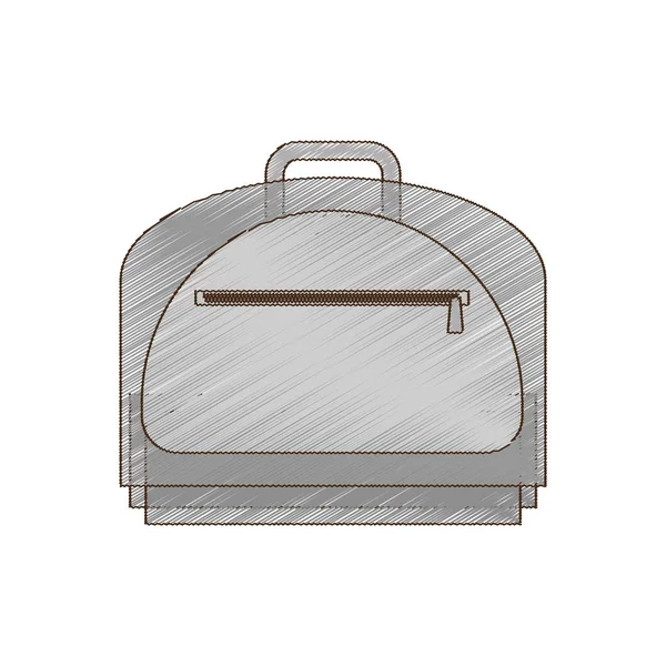 Dibujo equipaje viaje negocio manejar — Vector de stock