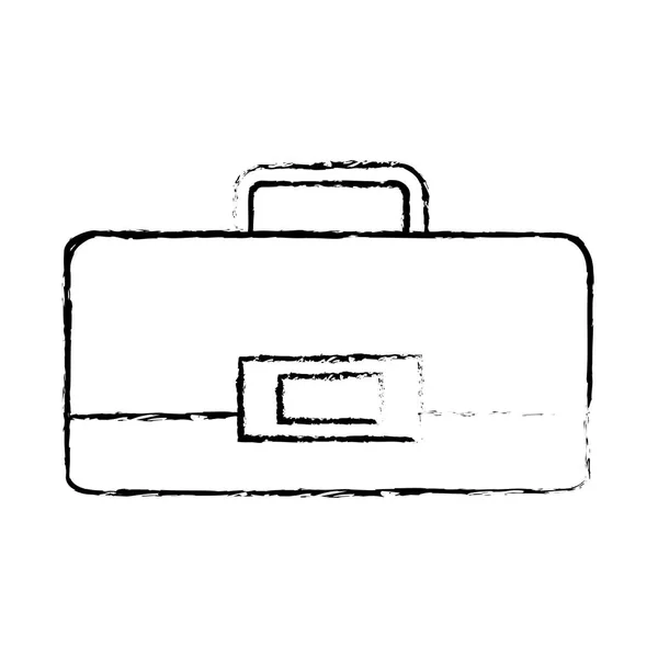 Cartera maleta viaje negocios boceto — Archivo Imágenes Vectoriales