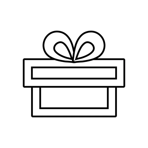 Geschenkbox Band traditionelle dekorative lineare — Stockvektor