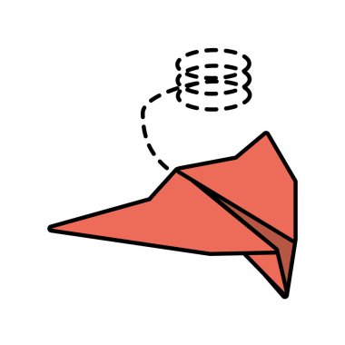 Kağıt Uçak tarzı ışık çizgi noktalı modelleme