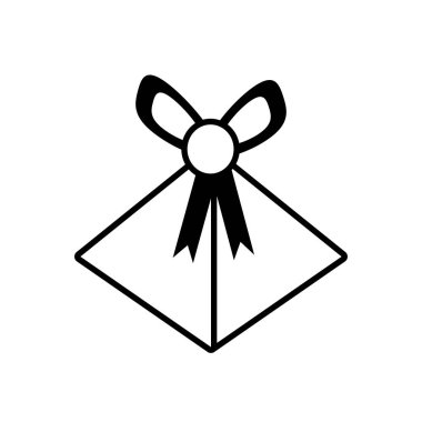 hediye kutusu düğün mevcut simge anahat