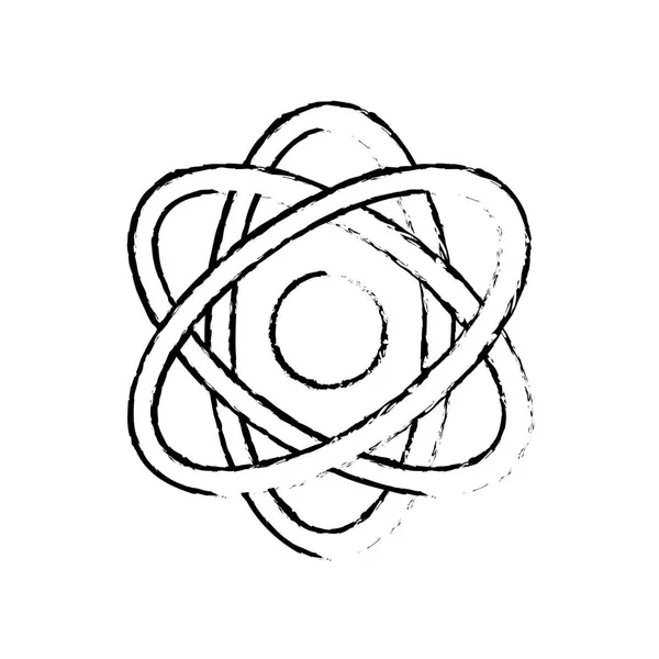 Atom bilimi molekülü — Stok Vektör