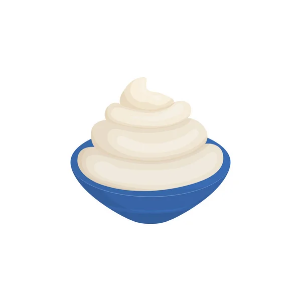 Crème Chantilly isolée — Image vectorielle