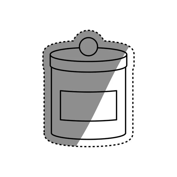 孤立的食品容器 — 图库矢量图片