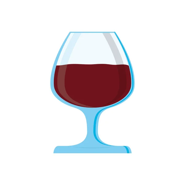 Kopp vin — Stock vektor