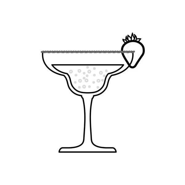 Cocktailglas cup — Stock vektor