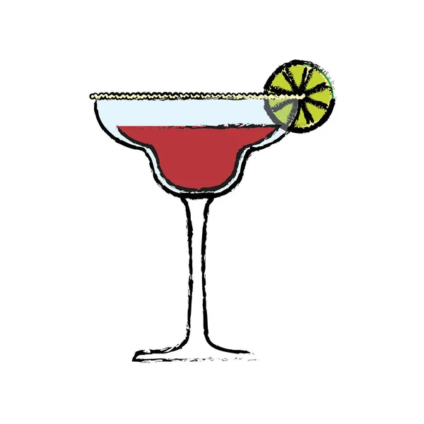 Cocktailglas cup — Stock vektor