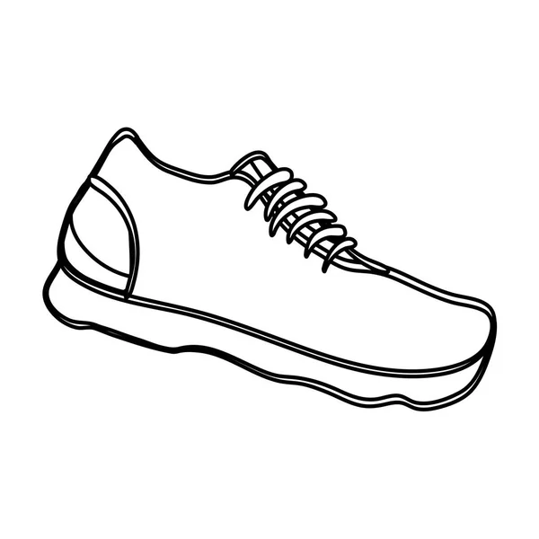 Sport sneaker isolated — Stock Vector