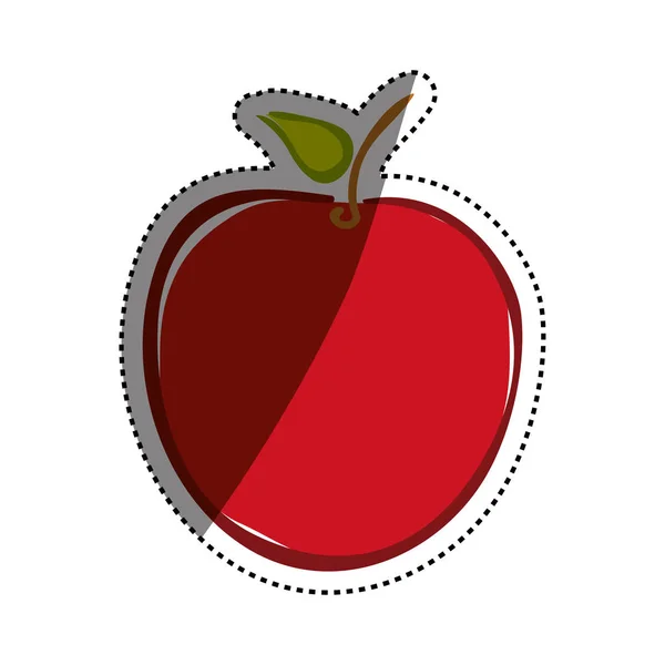 Delicious apple fruit — Stock Vector