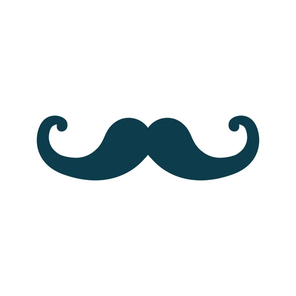 Moustache homme vintage — Image vectorielle