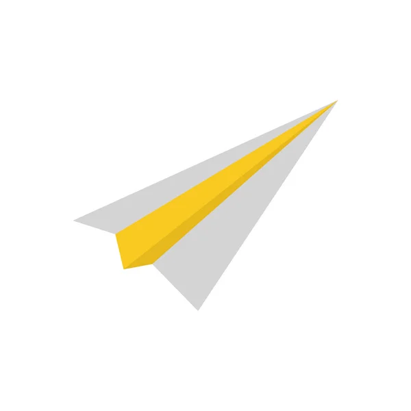 Origami de avião de papel —  Vetores de Stock