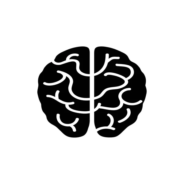 Cervello umano isolato — Vettoriale Stock